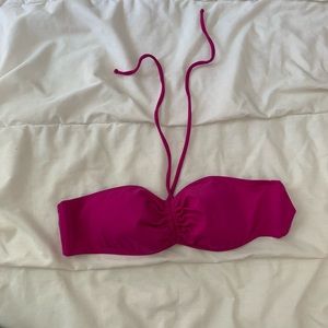Italian Bikini Top Fuchsia Italian Brand